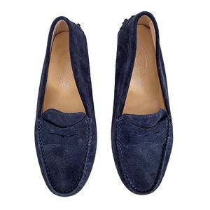 Like New TOD’S Gommino Driving Shoes in Suede, Dark Blue Size 37 women’s